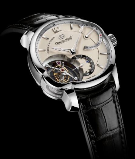 Greubel Forsey Tourbillon 24 Secondes White gold Silvered dial Replica Watch